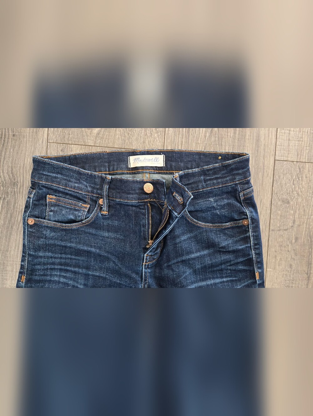Madewell Women’s Skinny Jeans Size 26 Dark Wash High Rise Denim - Picture 5 of 9